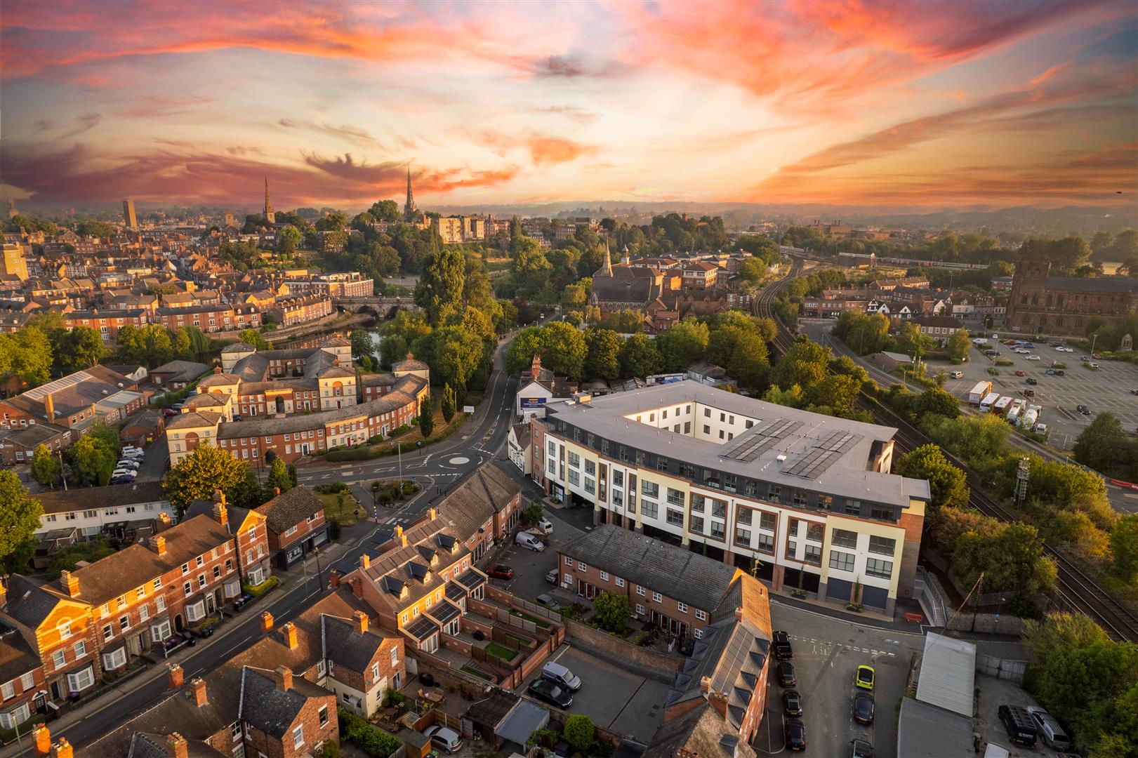 Penthouse 38 Old Coleham Court, Shrewsbury, SY3 7BS SSTC
